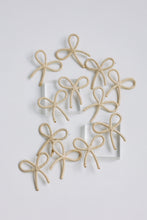 Natural Raffia Wrapped Bow Statement Earrings