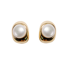 Pearl Huggie Mini Hoop Earrings