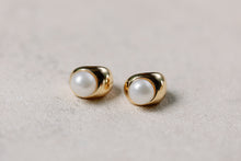 Pearl Huggie Mini Hoop Earrings